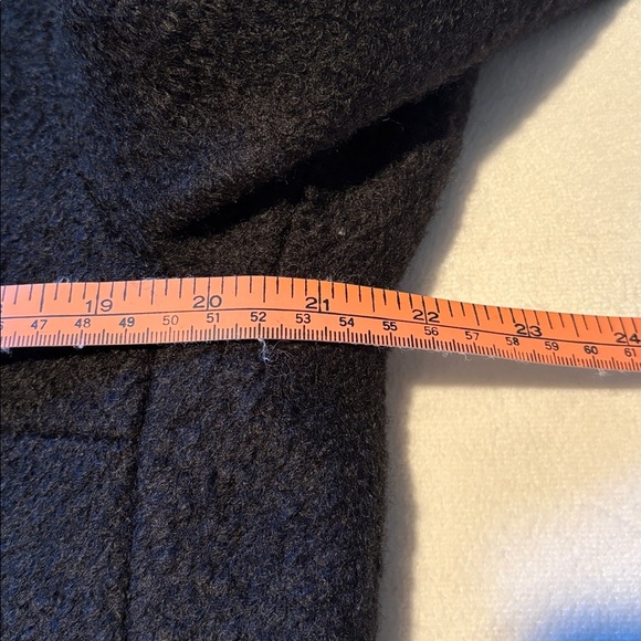 LONDON FOG Wool Blend Charcoal Zip Up Coat - Picture 7 of 10